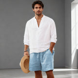 Andy - Men's Summer Cotton Linen Shorts