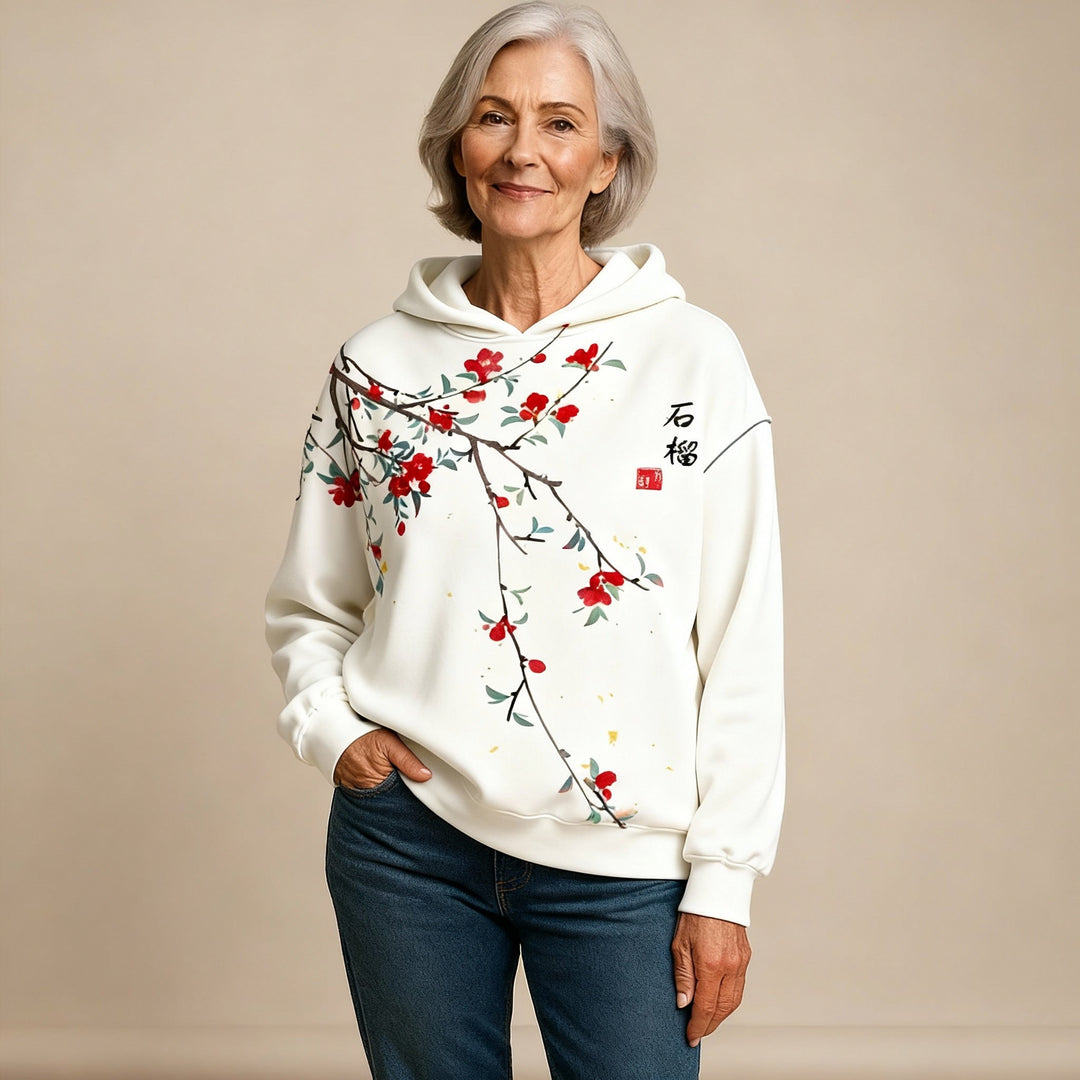 Ottilie | Blossom Print Hoodie