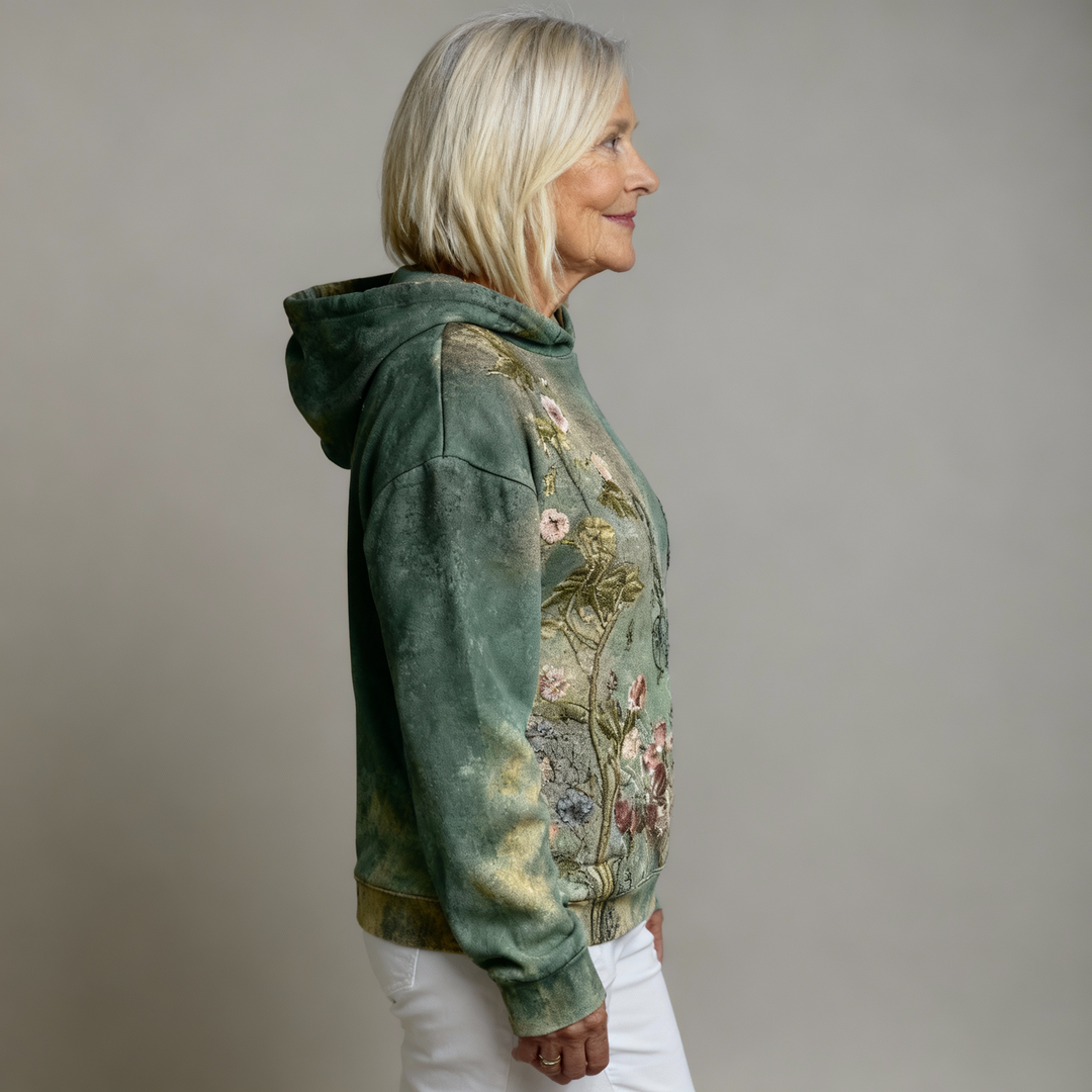 Ophelia | Botanical Oversized Hoodie