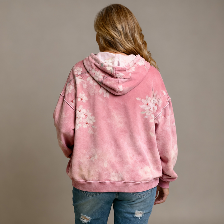 Amelia | Relaxed Fit Blossom Hoodie