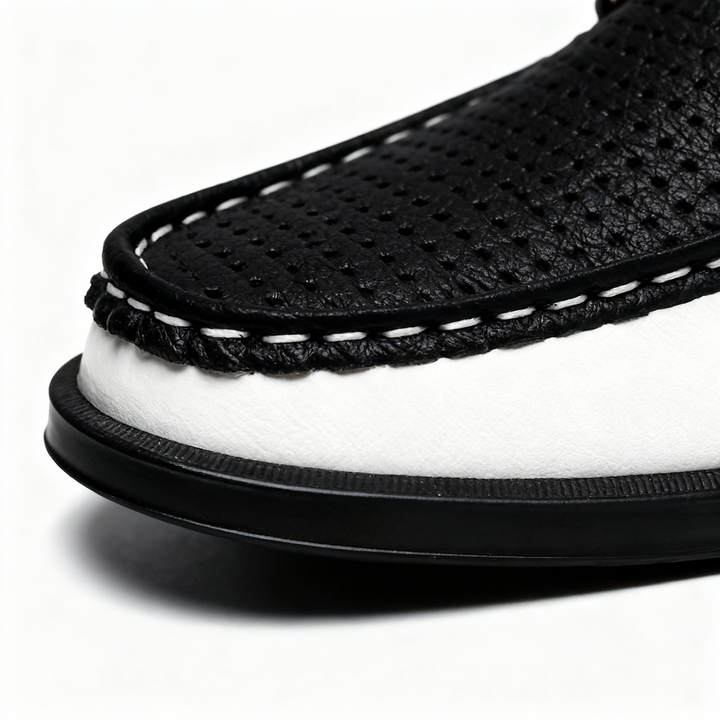 Luca | Men's Two-Tone Perforated Horsebit Loafer