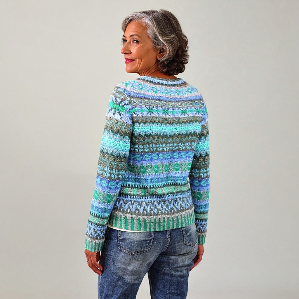 Marla | Cozy Patterned Knit Sweater