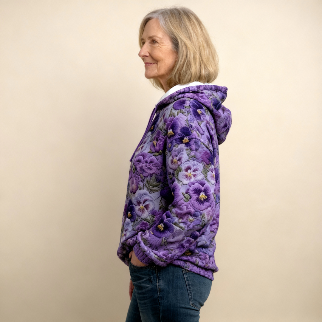 Aurora | Cozy Floral Hoodie