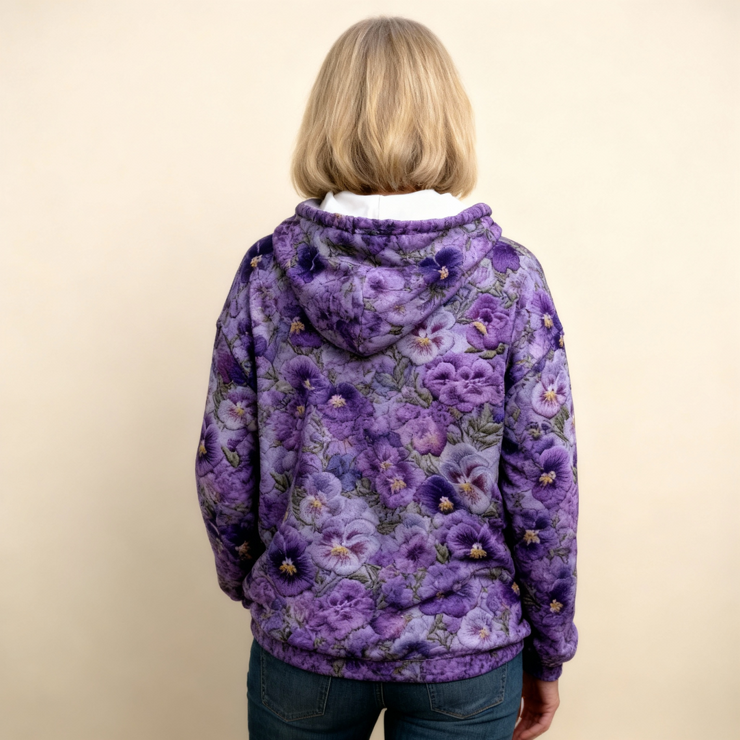 Aurora | Cozy Floral Hoodie