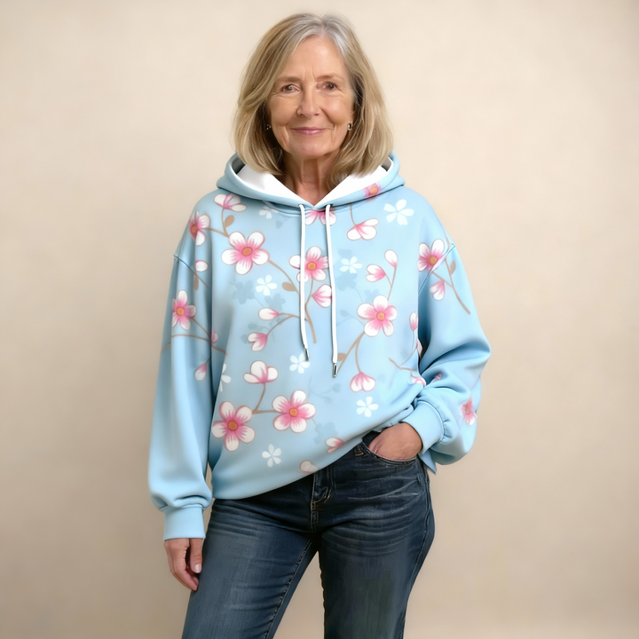 Blair | Blossom-Print Hoodie