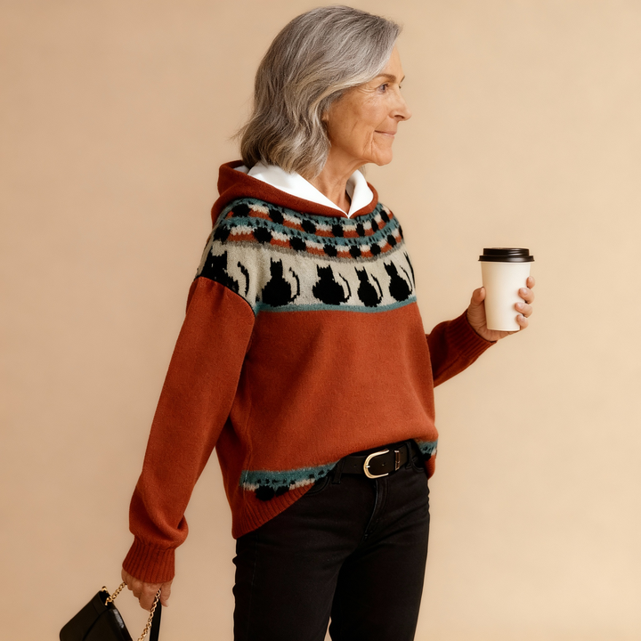 Tamara | Cozy Patterned Hoodie
