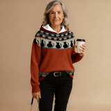 Tamara | Cozy Patterned Hoodie
