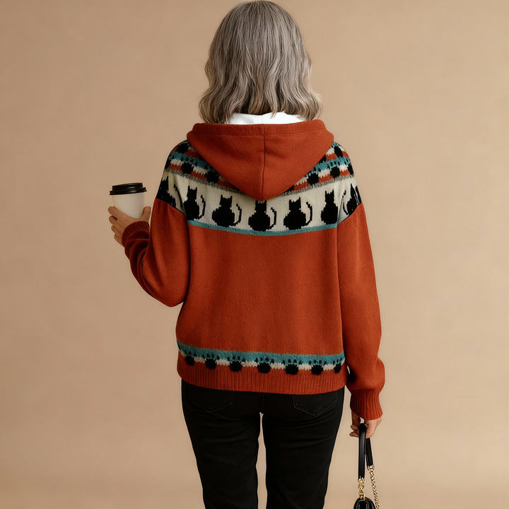 Tamara | Cozy Patterned Hoodie
