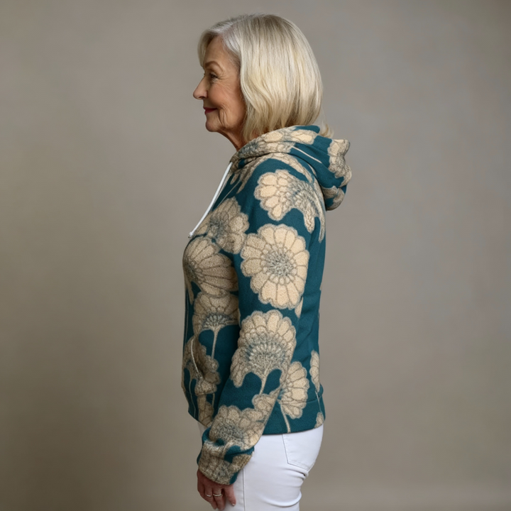 Anneliese | Floral Print Hoodie