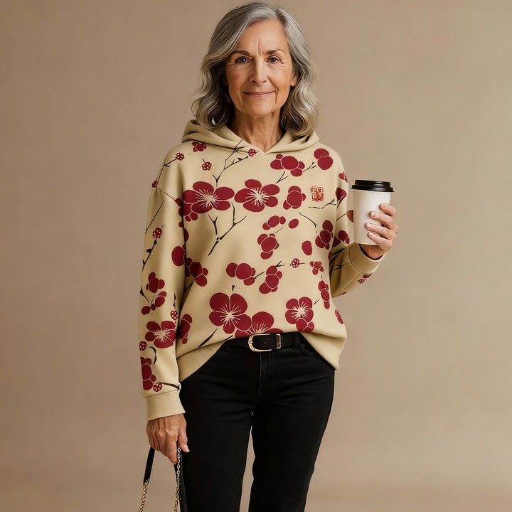 Paige | Blossom Print Hoodie