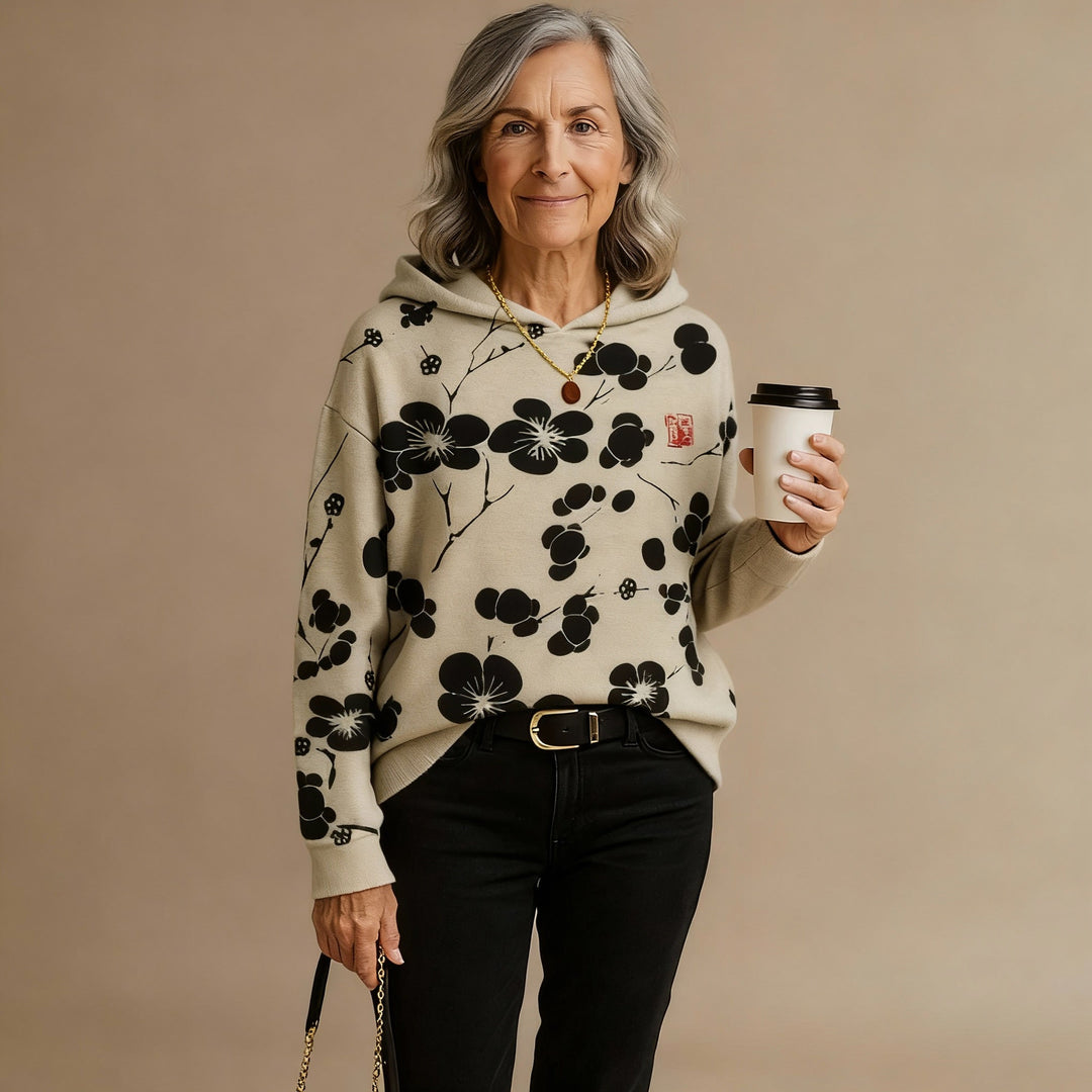 Paige | Blossom Print Hoodie