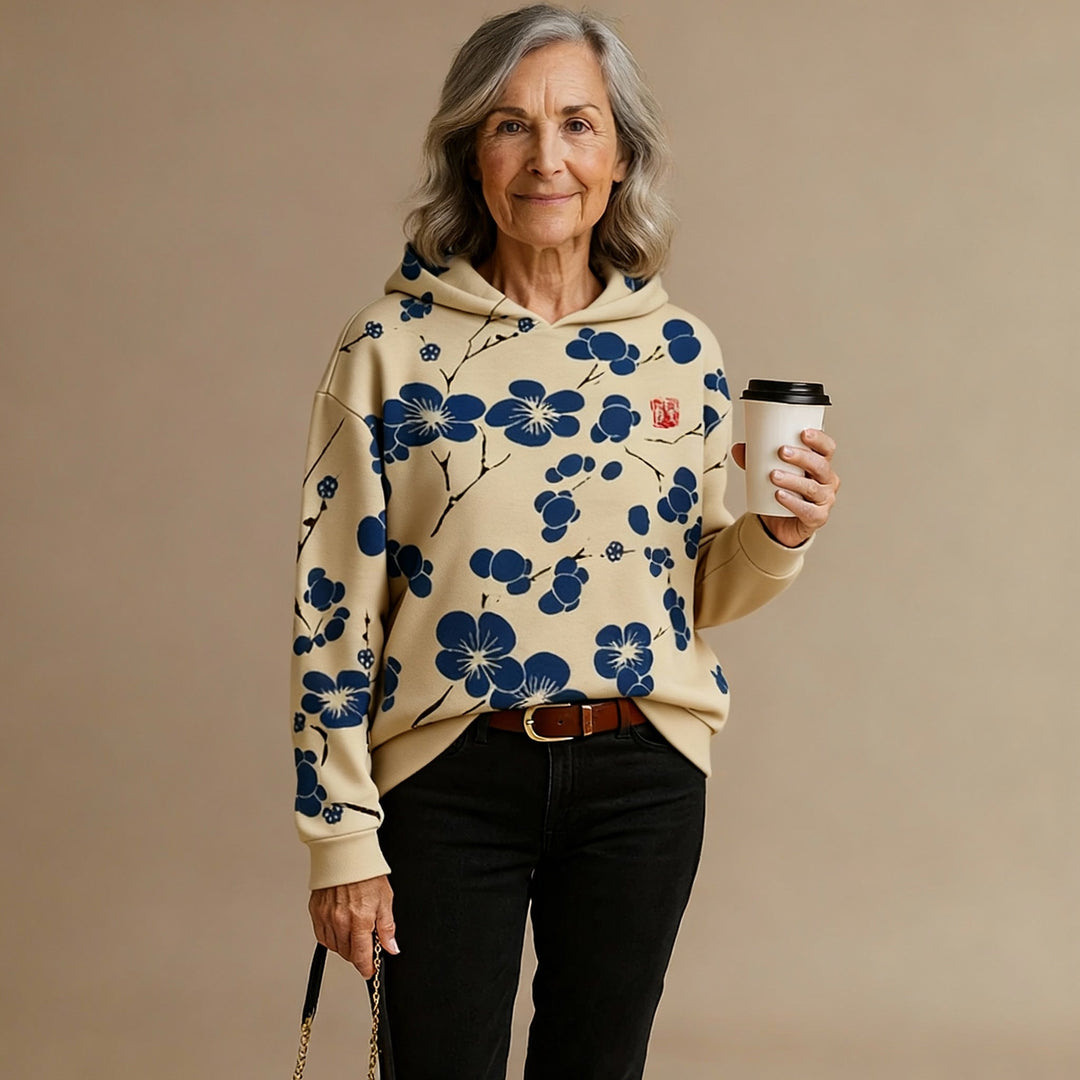 Paige | Blossom Print Hoodie