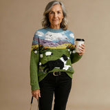 Nell | Countryside Scene Sweater