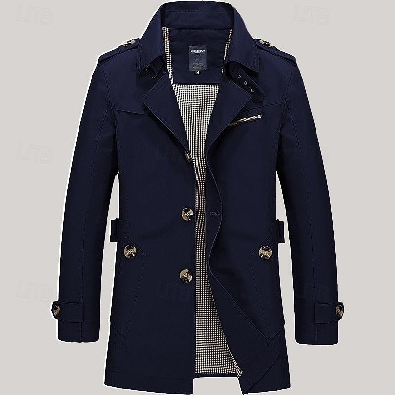 Bradford | Tailored Single-Breasted Trench Coat