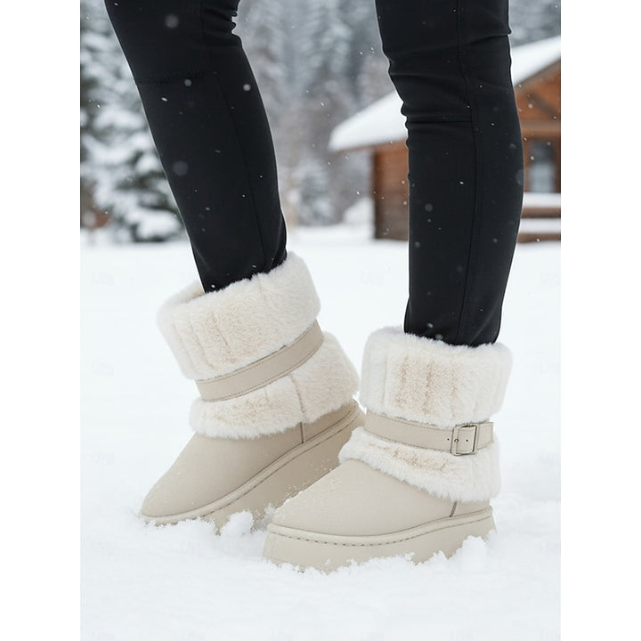 Lorna | Cozy Fur-Trimmed Winter Boots