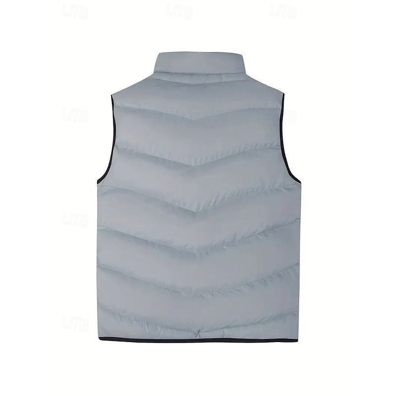 Elliott | Insulated Stand-Collar Puffer Vest