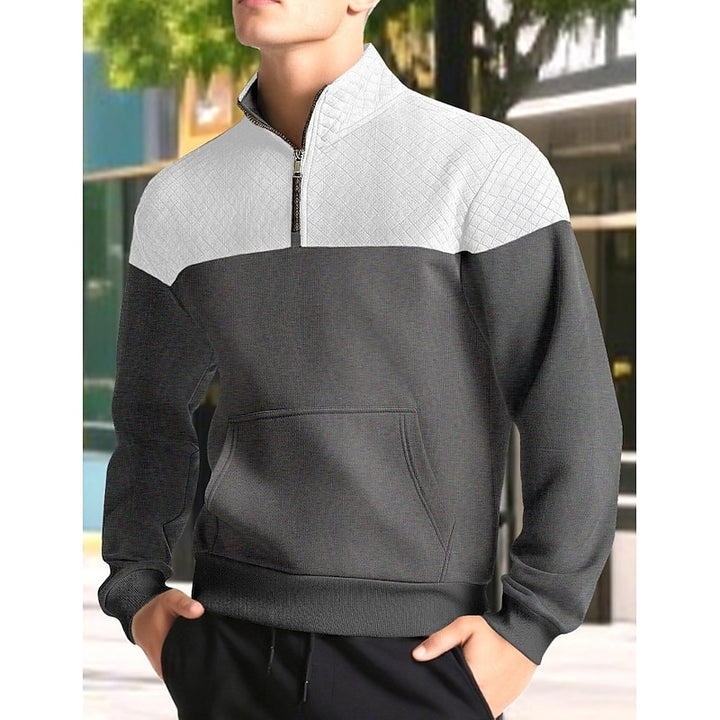 Chester | Quarter-Zip Colour Block Pullover