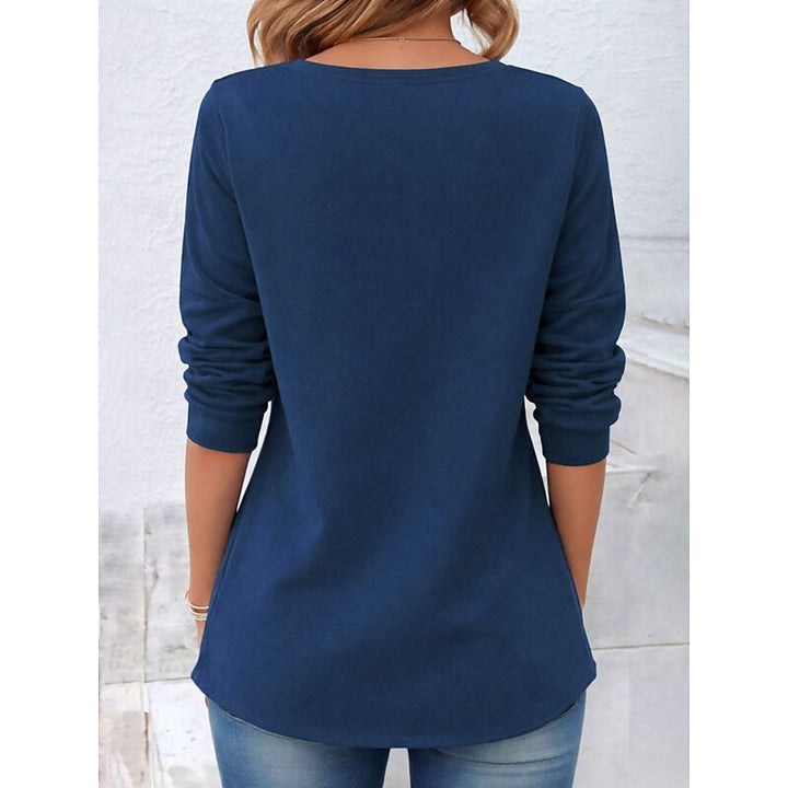 Lillian | Draped Button-Accent Top