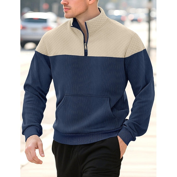 Chester | Quarter-Zip Colour Block Pullover
