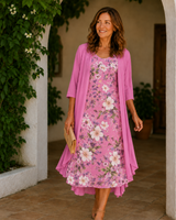 Marigold | Floral Duster Two-Piece Set