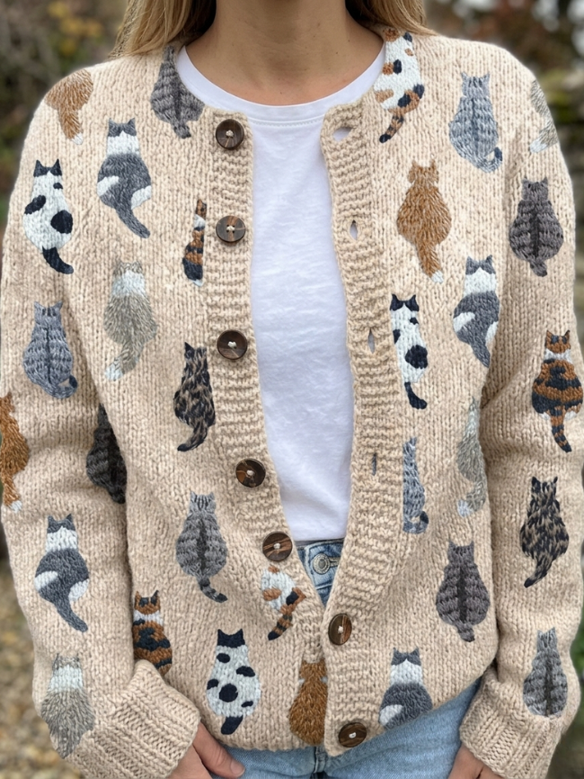 Greer | Playful Knit Cardigan