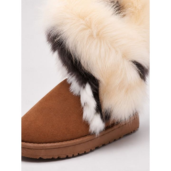 Odile | Cozy Fur-Trimmed Snow Boots