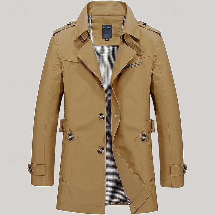 Bradford | Tailored Single-Breasted Trench Coat