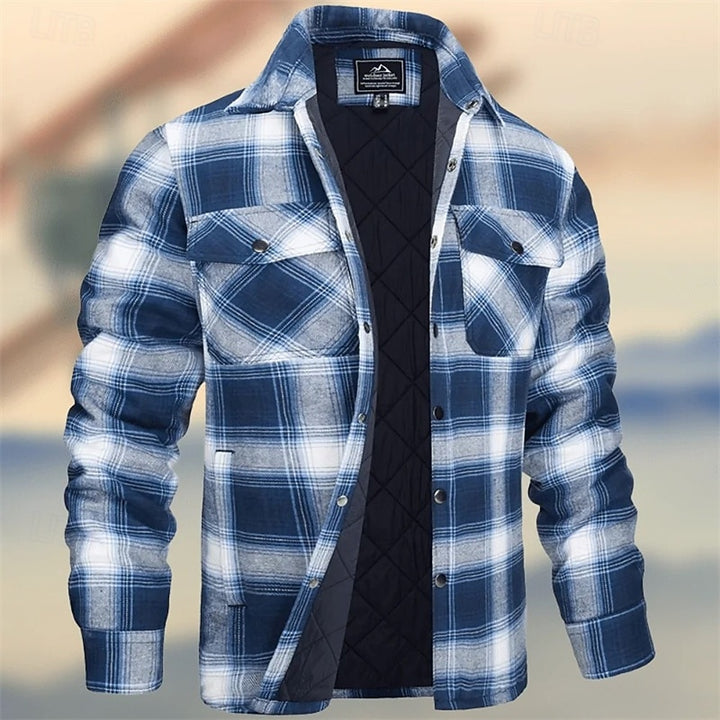 Wyatt | Insulated Plaid Shirt Jacket