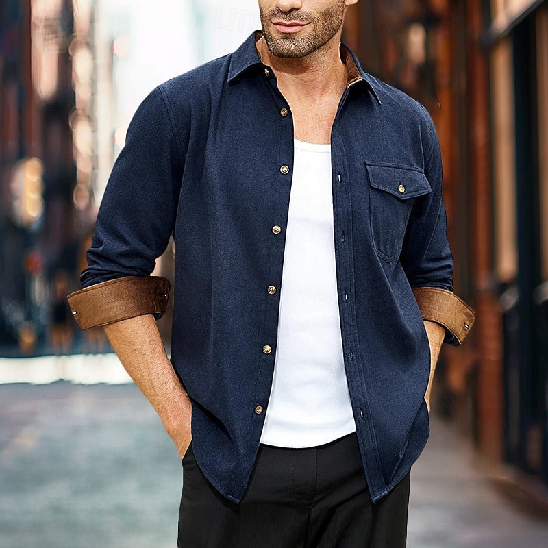 Grayson | Rugged Button-Front Overshirt