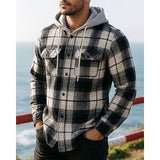 Sullivan | Hooded Checked Shirt Jacket