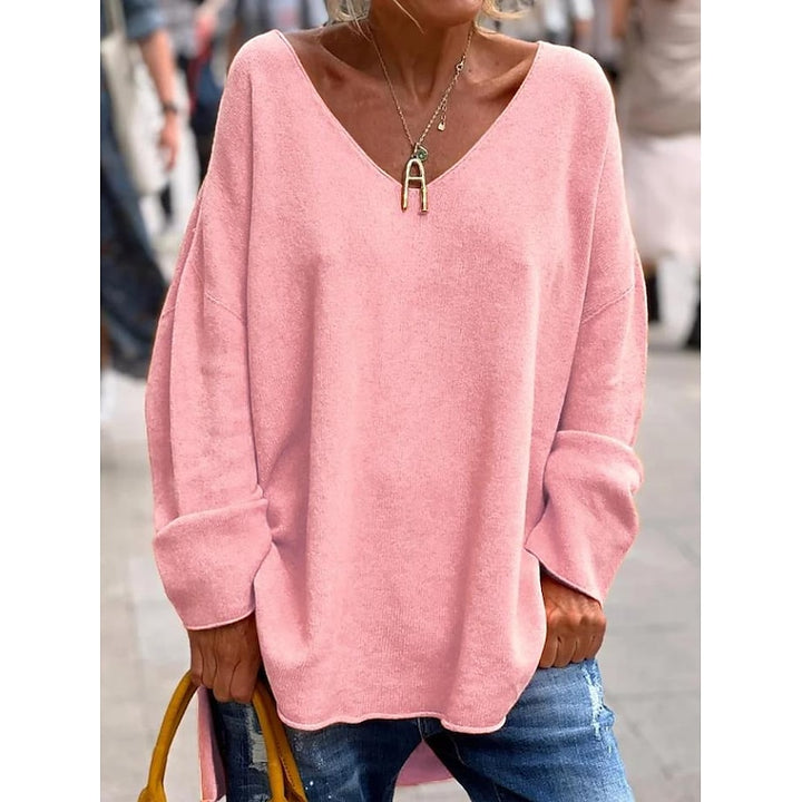 Joanne | Relaxed V-Neck Pullover