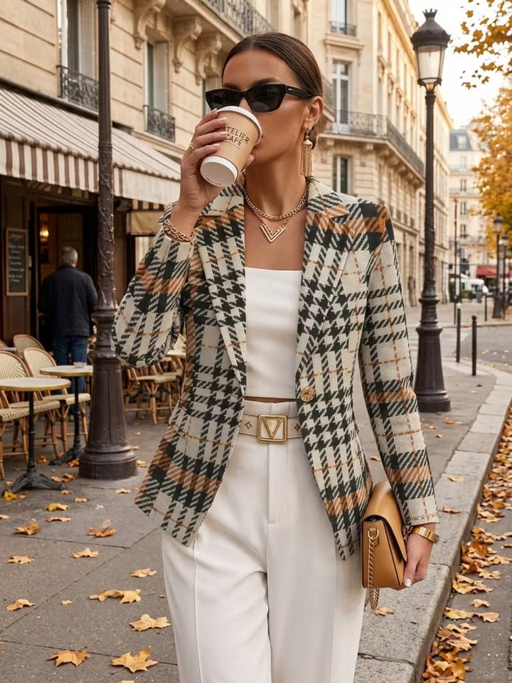Octavia | Tailored Check Blazer