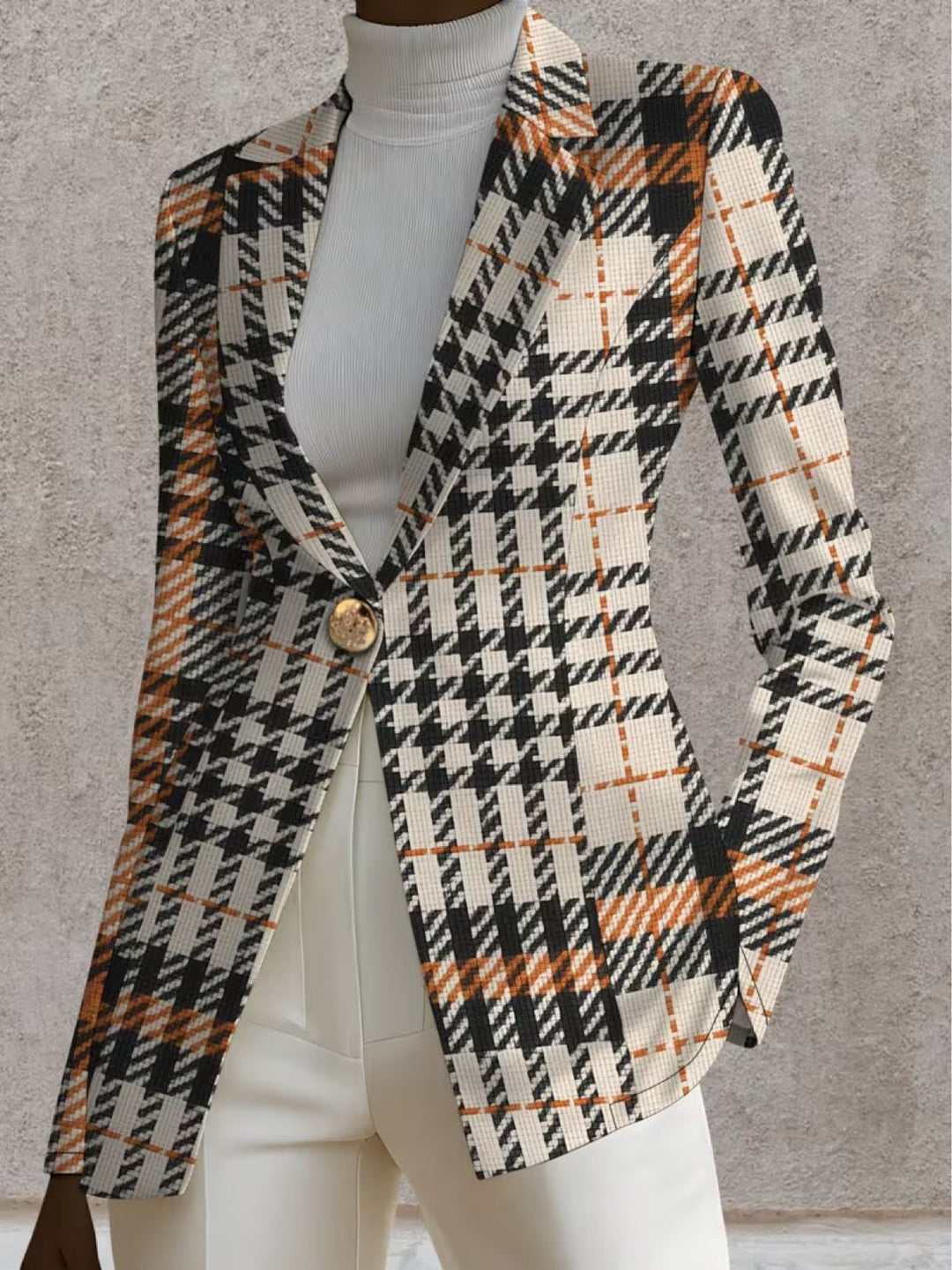 Octavia | Tailored Check Blazer