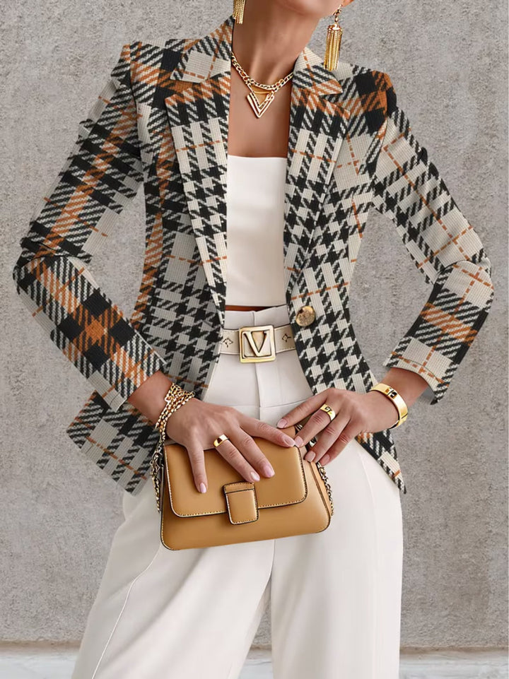 Octavia | Tailored Check Blazer