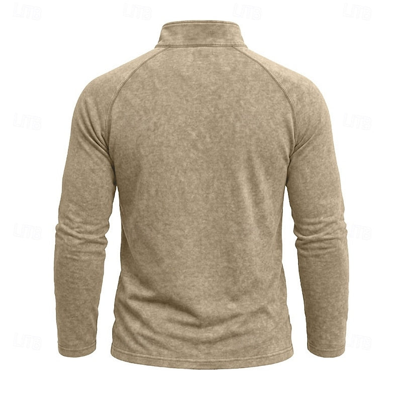 Nolan | Refined Quarter-Zip Top