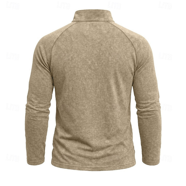 Nolan | Refined Quarter-Zip Top
