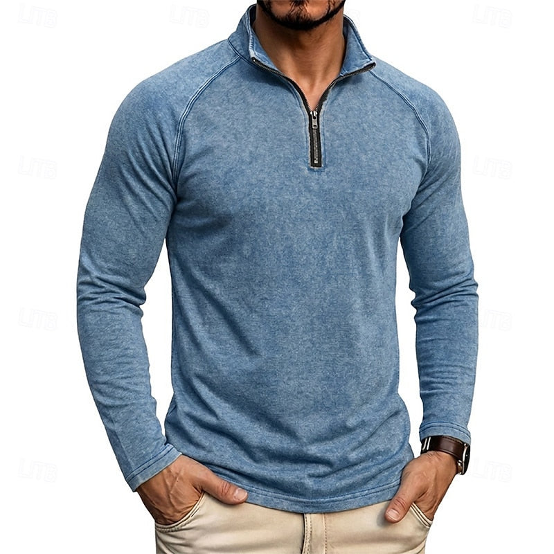 Nolan | Refined Quarter-Zip Top