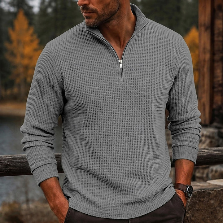 Sullivan | Textured Quarter-Zip Pullover