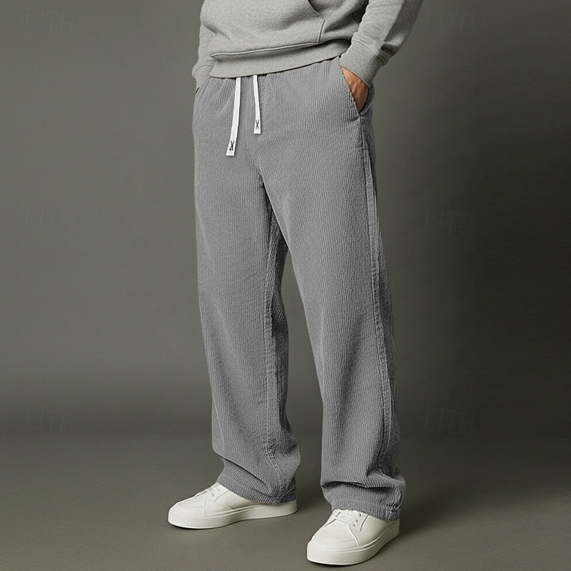 Spencer | Relaxed Wide-Leg Drawstring Pants