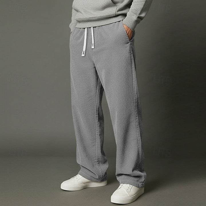 Spencer | Relaxed Wide-Leg Drawstring Pants