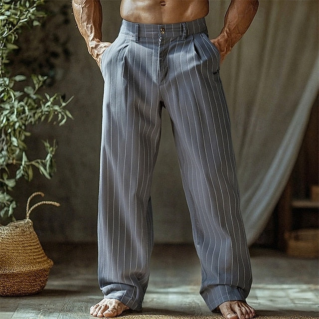 Bryan | Men's Relaxed Linen Trousers