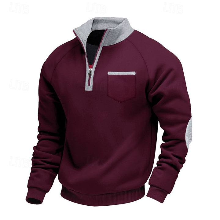 Baxter | Quarter-Zip Stand-Collar Pullover
