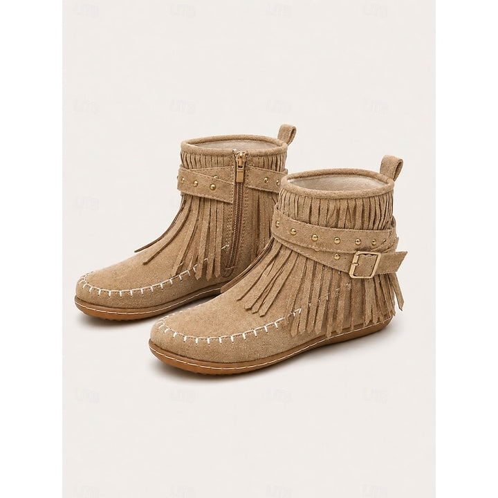 Cheyenne | Fringe Western Ankle Boots