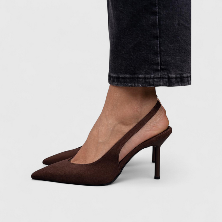 Isabeau | Pointed Slingback Heels