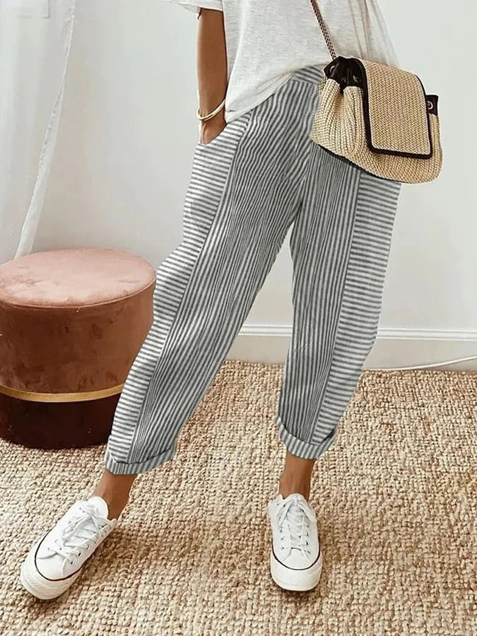 Kate | Striped Pants