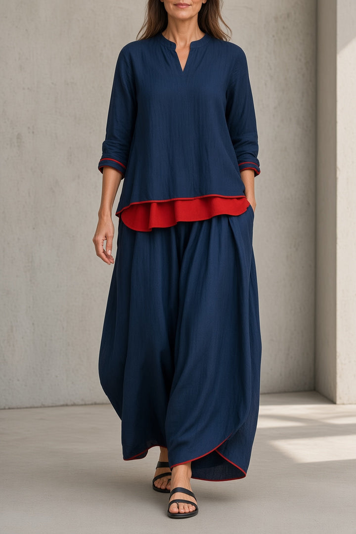 June | Relaxed Layered Two-Piece Set