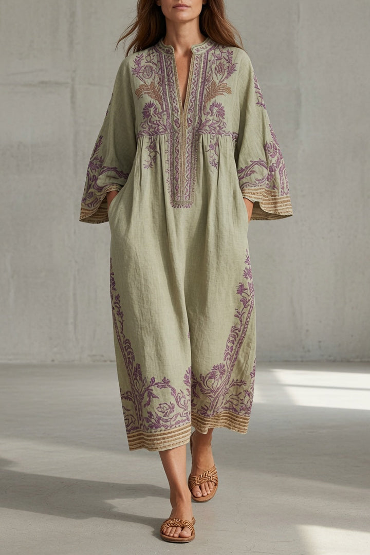 Imogen | Embroidered Bohemian Dress