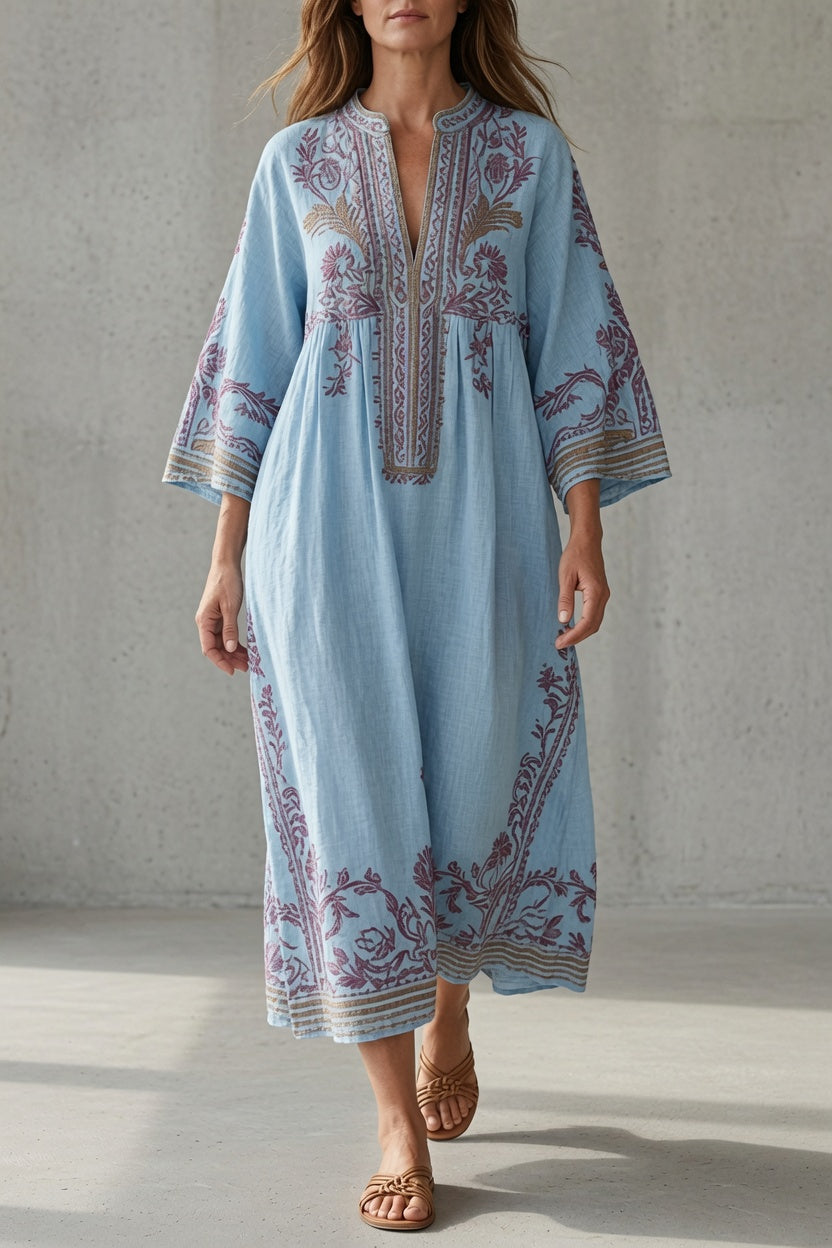 Imogen | Embroidered Bohemian Dress