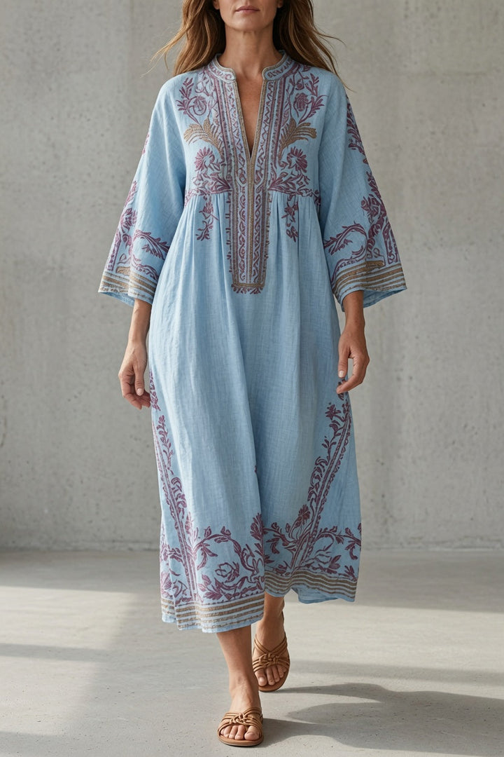 Imogen | Embroidered Bohemian Dress