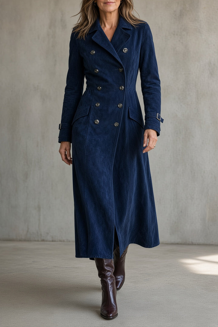 Katherine | Tailored Double-Breasted Long Coat